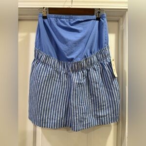 H&M MAMA Maternity Shorts Linen Blend Size Medium 🆕🆕🆕